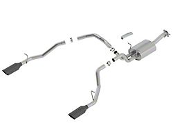 Borla S-Type Dual Exhaust System with Black Chrome Tips; Rear Exit (19-24 5.7L RAM 1500)