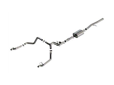 Borla ATAK Dual Exhaust System; Rear Exit (24-25 6.2L Sierra 1500 w/ Factory Dual Exhaust, Excluding AT4X)