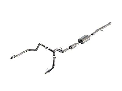 Borla S-Type Dual Exhaust System with Turn Down Pipes; Rear Exit (22-24 Sierra 1500 AT4X)