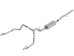 Borla Touring Dual Exhaust System; Rear Exit (19-23 6.2L Sierra 1500 w/ Factory Dual Exhaust, Excluding AT4X)