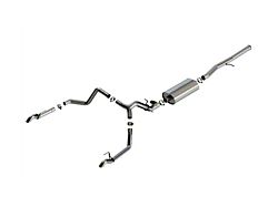 Borla Touring Dual Exhaust System; Turn Down (24-25 Sierra 1500 AT4X)