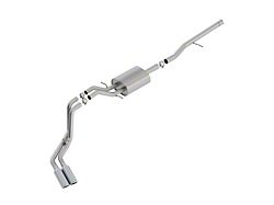 Borla ATAK Dual Exhaust System with Chrome Tips; Same Side Exit (14-18 5.3L Silverado 1500)