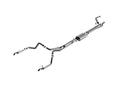 Borla S-Type Dual Exhaust System; Turn Down (24-25 Silverado 1500 ZR2)