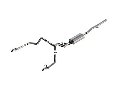 Borla Touring Dual Exhaust System; Turn Down (24-25 Silverado 1500 ZR2)