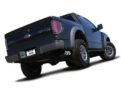 Borla S-Type Dual Exhaust System with Polished Tips; Same Side Exit (09-10 4.6L F-150)