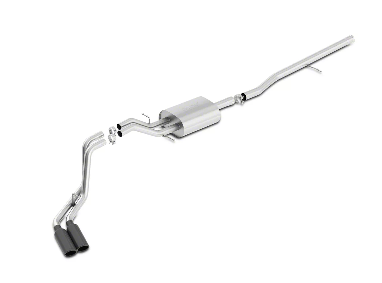 Borla 3 S-Type Cat-Back Exhaust System w/ 4 Quad Polished Tips