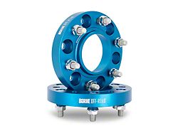 Borne Off-Road 1-Inch Wheel Spacers; Blue (15-25 F-150)