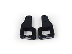 Borne Off-Road Billet Tow Hooks; Micro-Wrinkle Black (09-25 F-150)