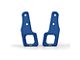 Borne Off-Road Billet Tow Hooks; Micro-Wrinkle Blue (09-24 F-150)