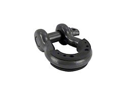 Borne Off-Road 3/4-Inch D-Ring Shackle Set; Gunmetal