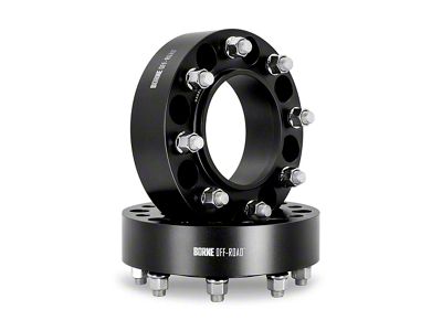 Borne Off-Road 1.50-Inch Wheel Spacers; Black (12-24 RAM 2500)