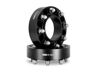 Borne Off-Road 1.75-Inch Wheel Spacers; Black (12-24 RAM 2500)