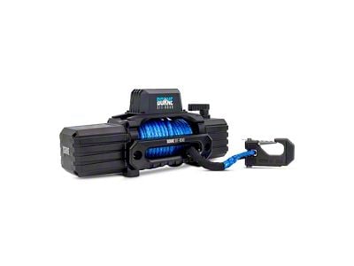 Borne Off-Road 10,000 lb. Winch with Blue Synthetic Rope (Universal; Some Adaptation May Be Required)