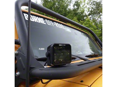 Borne Off-Road 3x3 LED Light Pods; Spot Beam (Universal; Some Adaptation May Be Required)