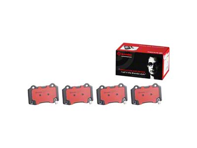 Brembo NAO Ceramic Brake Pads; Rear Pair (15-20 Canyon)