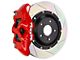 Brembo GT Series 4-Piston Rear Big Brake Kit with 15-Inch 2-Piece Type 1 Slotted Rotors; Red Calipers (15-17 F-150, Excluding Raptor)