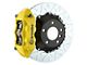 Brembo GT Series 4-Piston Rear Big Brake Kit with 15-Inch 2-Piece Type 3 Slotted Rotors; Yellow Calipers (15-17 F-150, Excluding Raptor)