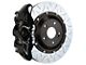 Brembo GT Series 4-Piston Rear Big Brake Kit with 15-Inch 2-Piece Type 3 Slotted Rotors; Black Calipers (15-17 F-150, Excluding Raptor)