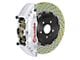 Brembo GT Series 6-Piston Front Big Brake Kit with 15-Inch 2-Piece Cross Drilled Rotors; Silver Calipers (21-25 F-150 Raptor)