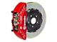 Brembo GT Series 6-Piston Front Big Brake Kit with 15-Inch 2-Piece Type 1 Slotted Rotors; Red Calipers (2004 4WD F-150)