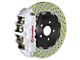 Brembo GT Series 8-Piston Front Big Brake Kit with 15-Inch 2-Piece Cross Drilled Rotors; Silver Calipers (00-03 2WD F-150)