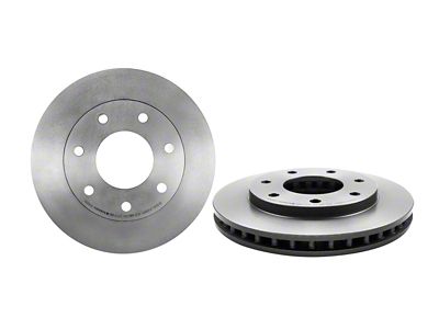 Brembo Vented 7-Lug Rotor; Front (Late 00-03 4WD F-150)
