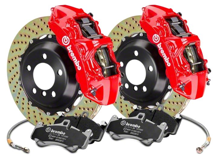 Brembo F-150 GT Series 6-Piston Front Big Brake Kit W/ 15 In. Cross ...