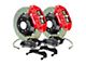 Brembo GT Series 4-Piston Rear Big Brake Kit with 2-Piece Slotted Rotors; Red Calipers (00-06 Sierra 1500)