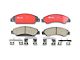 Brembo NAO Ceramic Brake Pads; Front Pair (05-06 Sierra 1500 w/ Rear Drum Brakes)