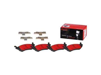 Brembo NAO Ceramic Brake Pads; Rear Pair (15-19 Sierra 2500 HD)