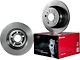 Brembo Vented 8-Lug Rotor; Rear (07-10 Silverado 3500 HD DRW)