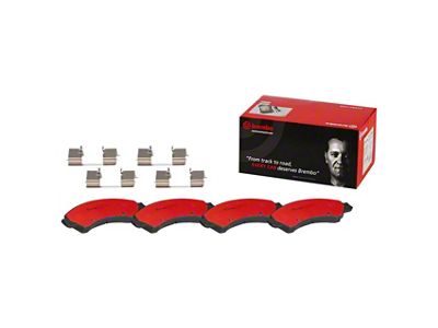 Brembo NAO Ceramic Brake Pads; Front Pair (2007 Tahoe)