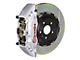 Brembo GT Series 6-Piston Front Big Brake Kit with 15-Inch 2-Piece Type 1 Slotted Rotors; Silver Calipers (21-24 Yukon)