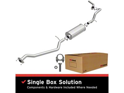 BRExhaust Direct-Fit Single Exhaust System; Side Exit (02-06 5.3L Sierra 1500)