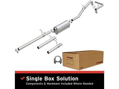 BRExhaust Direct-Fit Single Exhaust System; Side Exit (95-97 RAM 1500)