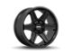 Brink Wheels Fang Nocturnal Black 6-Lug Wheel; 20x9; 18mm Offset (07-13 Sierra 1500)