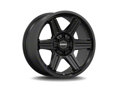 Brink Wheels Fang Nocturnal Black 6-Lug Wheel; 20x9; 0mm Offset (07-13 Silverado 1500)