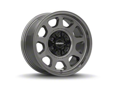 Brink Wheels Alpine Vivid Titanium 6-Lug Wheel; 17x8.5; 0mm Offset (07-14 Tahoe)