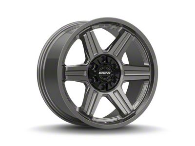 Brink Wheels Fang Vivid Titanium 6-Lug Wheel; 20x9; 18mm Offset (07-14 Tahoe)