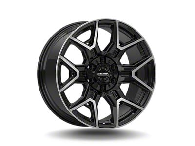 Brink Wheels Insurgent Machined Piano Black 6-Lug Wheel; 20x9; 0mm Offset (07-14 Tahoe)