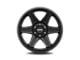 Brink Wheels Fang Nocturnal Black 6-Lug Wheel; 20x9; 0mm Offset (24-25 Ranger)