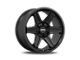 Brink Wheels Fang Nocturnal Black 6-Lug Wheel; 20x9; 0mm Offset (99-06 Sierra 1500)