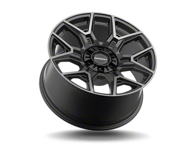 Brink Wheels Insurgent Smoke Machined Titanium 6-Lug Wheel; 22x10; 12mm Offset (23-25 Canyon)