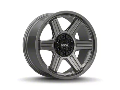 Brink Wheels Fang Vivid Titanium 6-Lug Wheel; 20x9; 0mm Offset (19-23 Ranger)