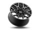 Brink Wheels Insurgent Smoke Machined Titanium 6-Lug Wheel; 22x10; 12mm Offset (19-24 Sierra 1500)