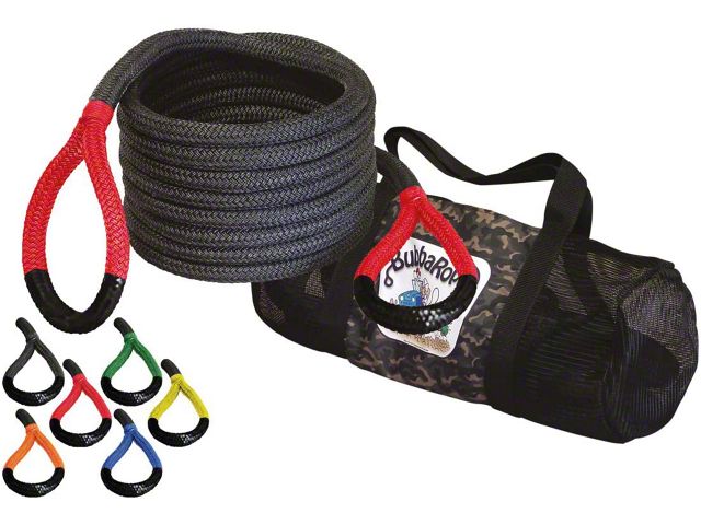 Bubba Rope 7/8-Inch x 30-Foot Synthetic Recovery Rope with Black Eyes