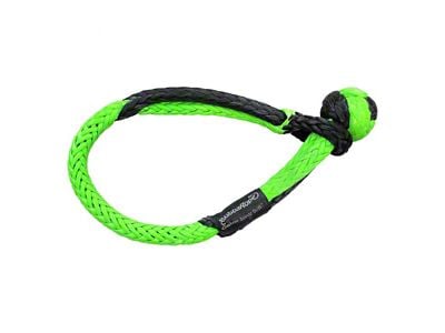 Bubba Rope 5/8-Inch MEGA Gator-Jaw Soft Shackle; Green/Black