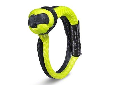 Bubba Rope 7/16-Inch Gator-JawPro Yellow/Black Shackle