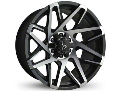 Buck Commander Canyon Satin Black Machined Face Wheel; 20x10; -25mm Offset (07-13 Silverado 1500)