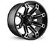 Buck Commander Hollow Point Satin Black Machined Face Wheel; 20x10; -35mm Offset (07-13 Silverado 1500)